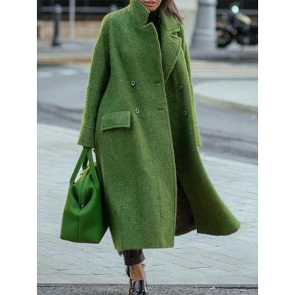 Funki Findz | Jackets | Women's Long Woolen Loose Overcoat