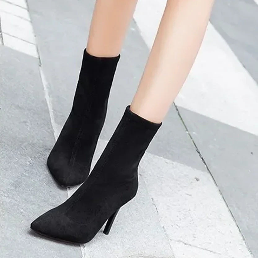 Funki Findz | Boots | Women's Pointed Toe Stiletto Ankle Boots