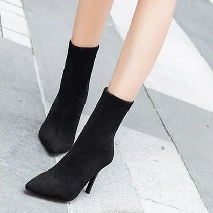 Funki Findz | Boots | Women's Pointed Toe Stiletto Ankle Boots