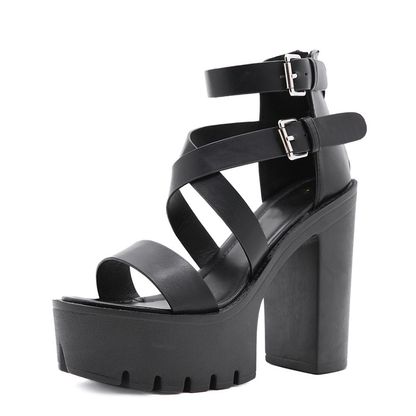 Funki Findz | Shoes | Women's Sexy High Chunky Heel Platforms