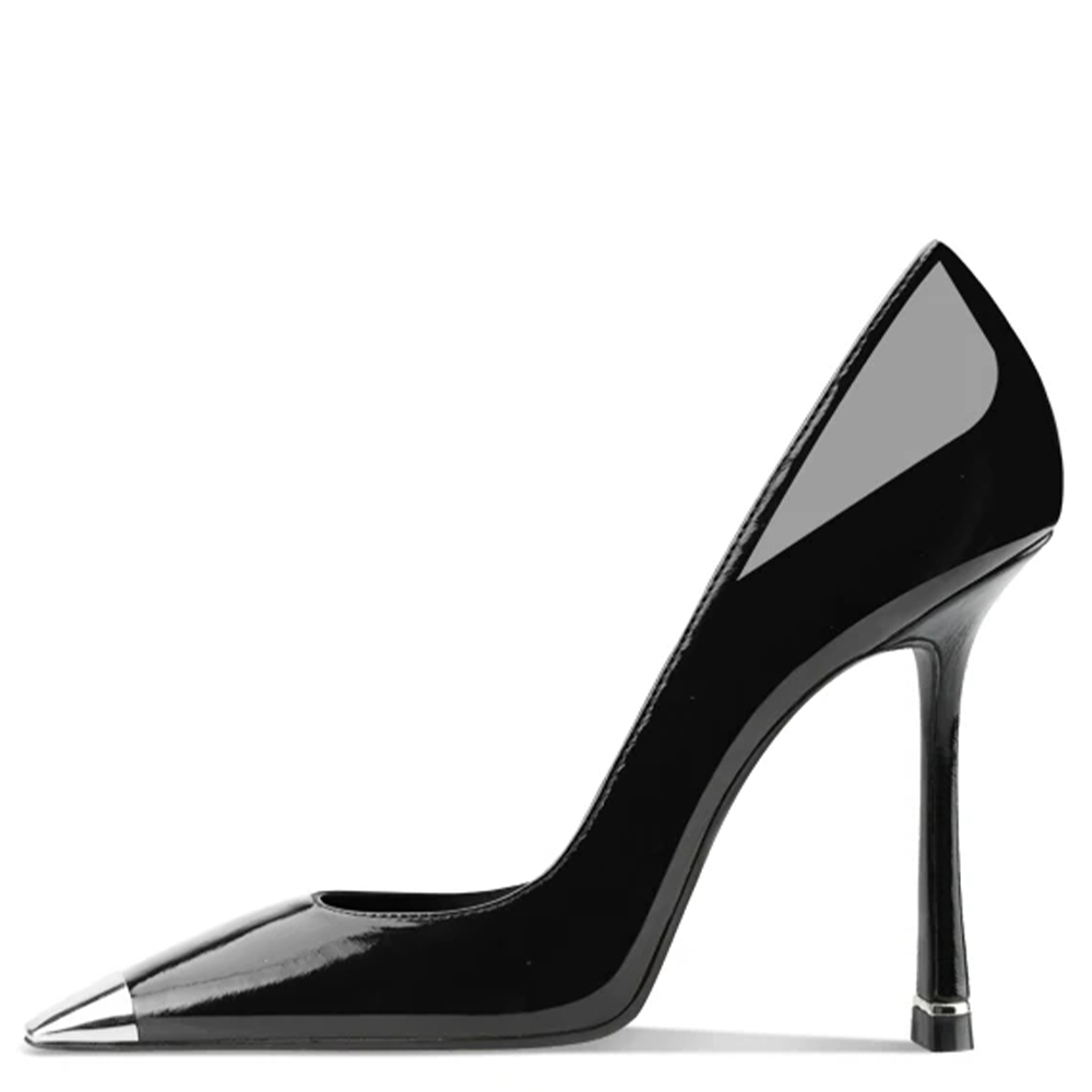 Funki Findz | Shoes | Women's Genuine Leather Metal Toe Heels