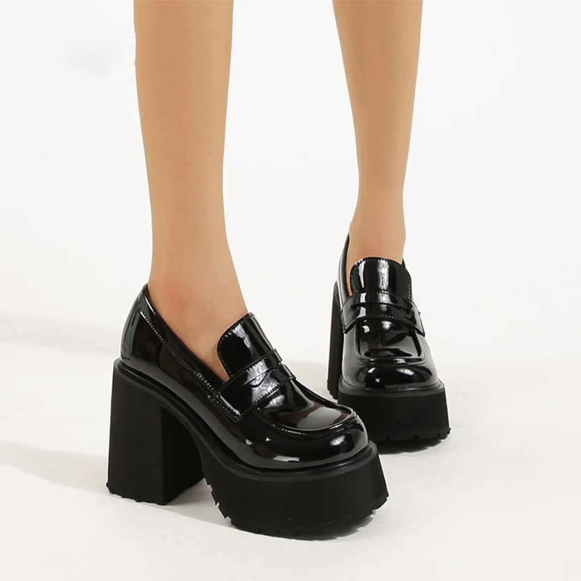 Funki Findz | Shoes | Women's Patent Platform Lolita Loafers