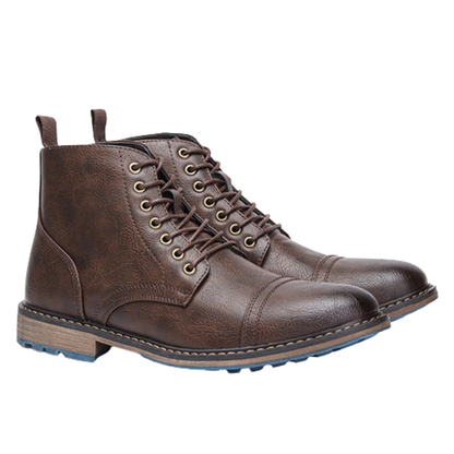 Funki Findz | Boots | Men's Faux Leather Smart Dress Boots