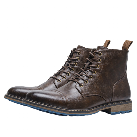 Funki Findz | Boots | Men's Faux Leather Smart Dress Boots