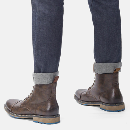 Funki Findz | Boots | Men's Faux Leather Smart Dress Boots