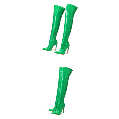 Funki Findz | Boots | Women's Over-the-Knee High Stiletto Boots