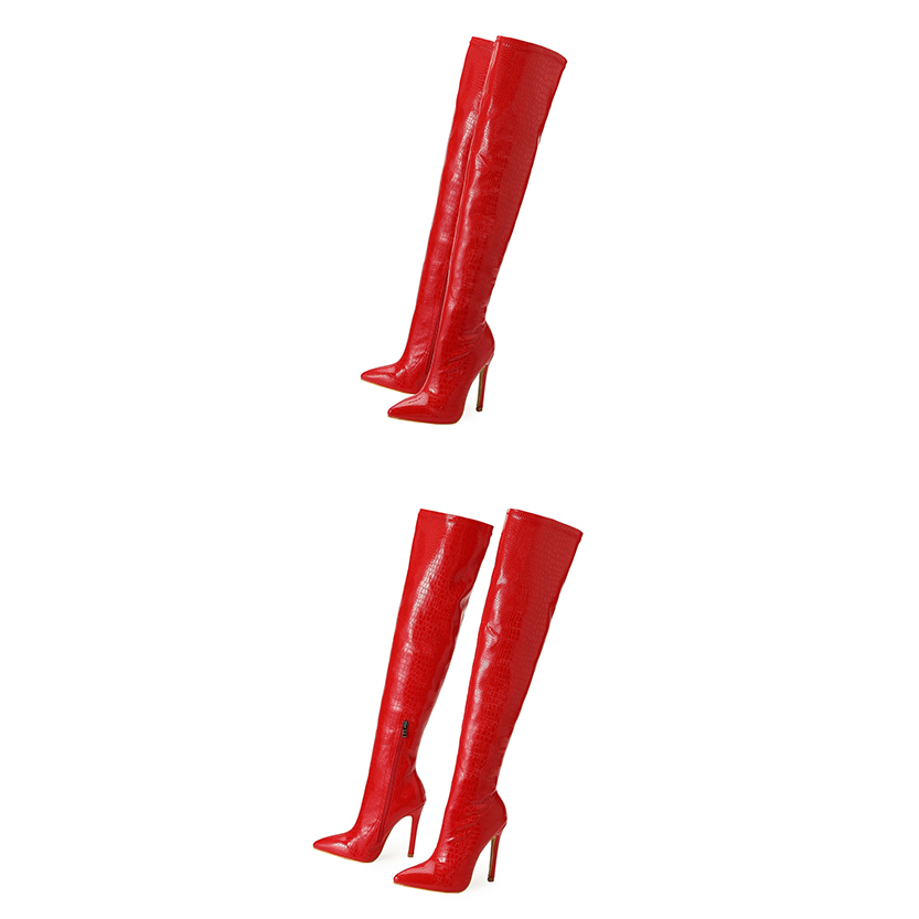 Funki Findz | Boots | Women's Over-the-Knee High Stiletto Boots