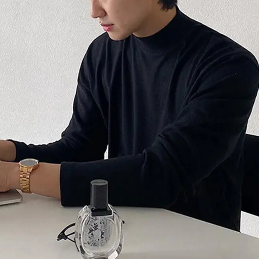 Funki Findz | Sweaters | Men's Thin Lightweight Mock Turtleneck