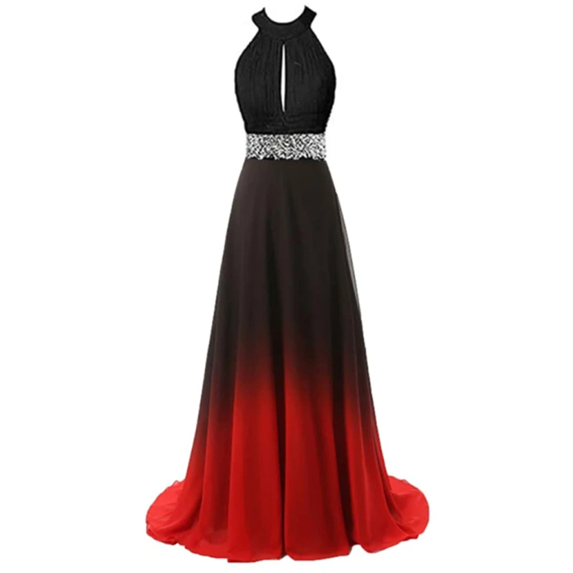 Funki Findz | Dresses | Women's Long Flowing Evening Dress