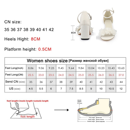 Funki Findz | Shoes | Women's Summer Flower Wedding Sandals
