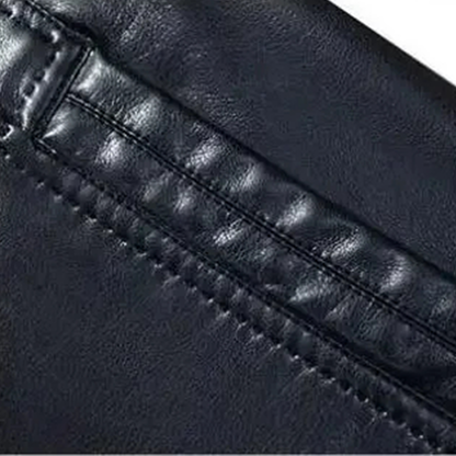 Funki Findz | Jackets | Men's Real Leather Warm Fur Collar Coat
