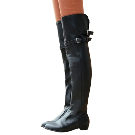 Funki Findz | Boots | Women's Over-The-Knee-High Flat Boots