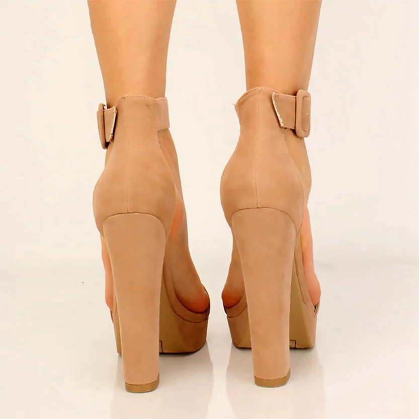 Funki Findz | Shoes | Women's Leopard Print Block Heel Sandals