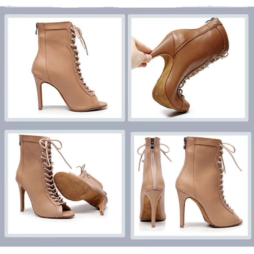 Funki Findz | Boots | Women's Latin Lace Up Dance Boots
