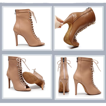 Funki Findz | Boots | Women's Latin Lace Up Dance Boots