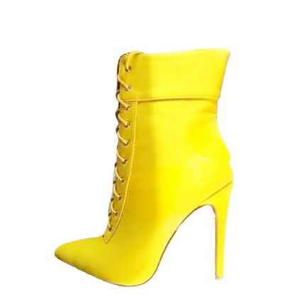 Funki Findz | Boots | Women's Pointed Toe Stiletto Short Boots