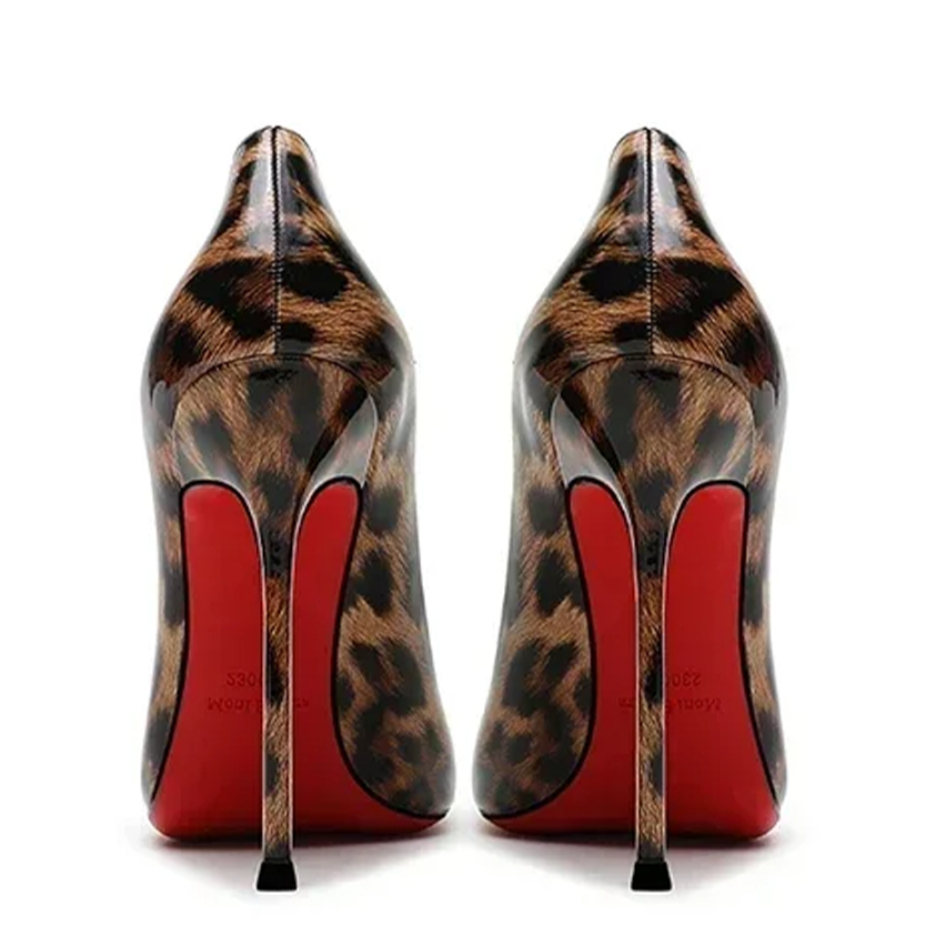 Funki Findz | Shoes | Women's Patent Leather Leopard Stilettos