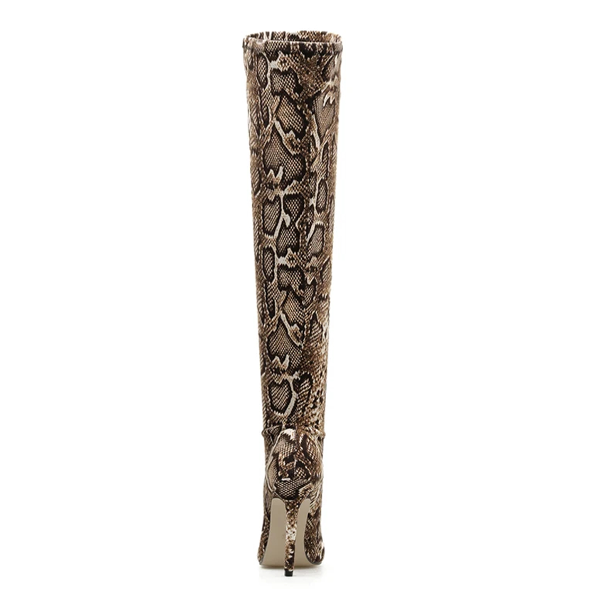 Funki Findz | Boots | Women's Leopard Print PU Long Boots