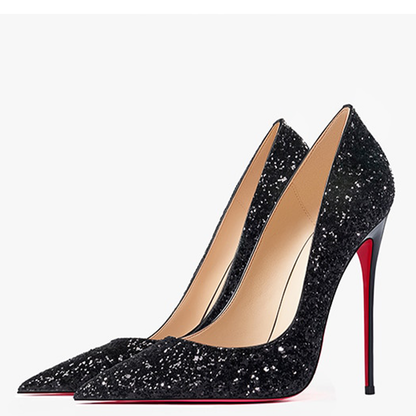 Funki Findz | Shoes | Women's Sparkly Red Bottom High Stilettos