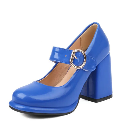 Funki Findz | Shoes | Women's Chunky High Heel Mary Janes