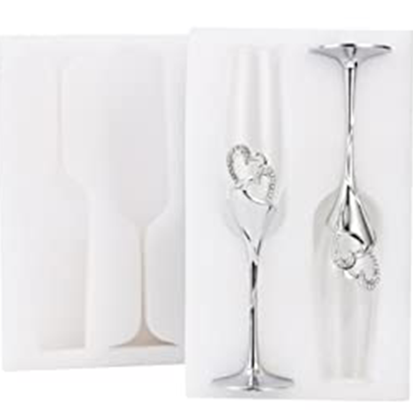 Funki Findz | Glasses | Wedding Champagne Flutes 2 Pcs Set
