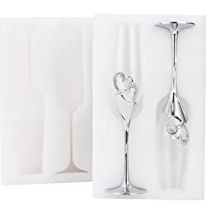 Funki Findz | Glasses | Wedding Champagne Flutes 2 Pcs Set