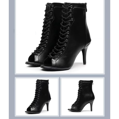 Funki Findz | Boots | Women's Latin Lace Up Dance Boots