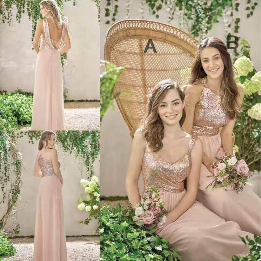 Funki Findz | Dresses | Women's Sequin Prom Bridesmaid Dress