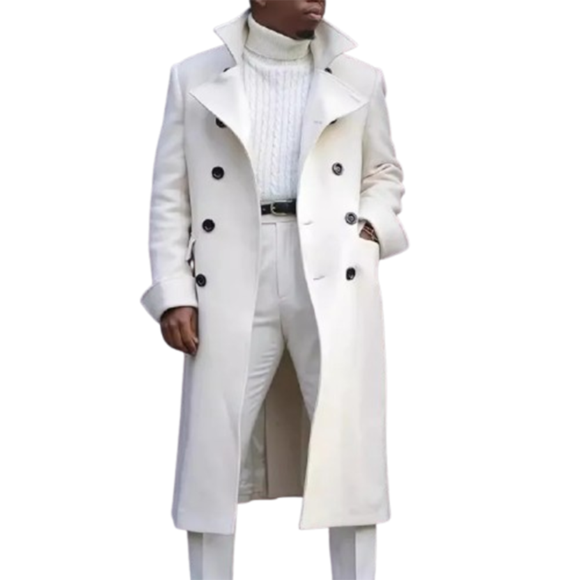 Funki Findz | Jackets | Men's Smart Double Breasted Dress Coat