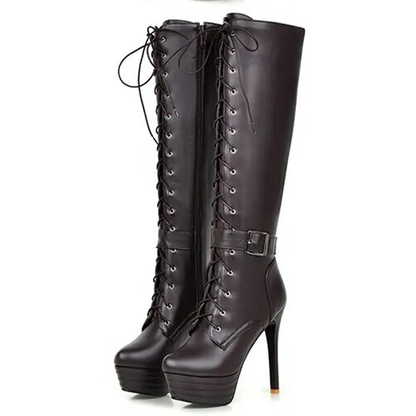 Funki Findz | Boots | Women's High Luxury Gothic Platform Boots