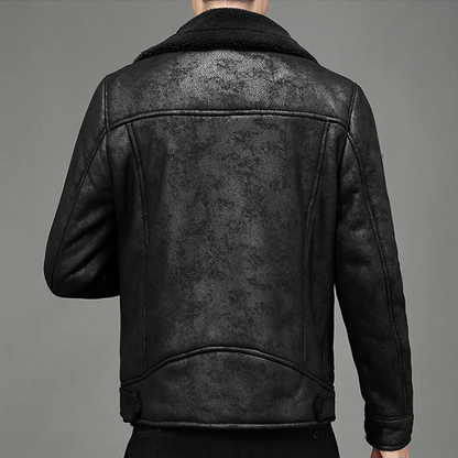 Funki Findz | Jackets | Men's Faux Leather Warm Fashion Jacket