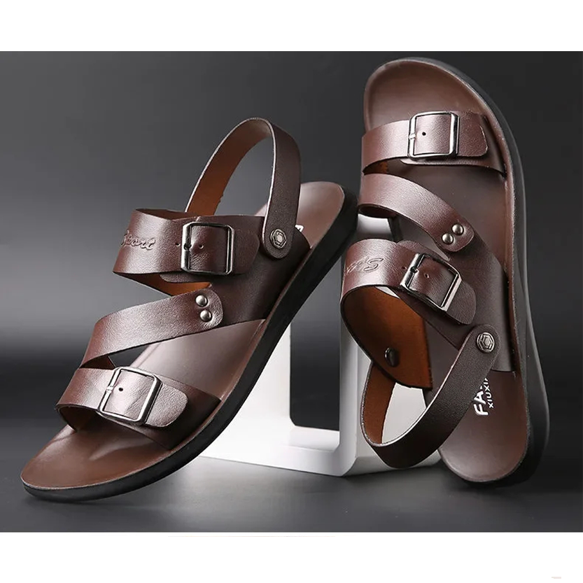 Funki Findz | Shoes | Men's Summer Fashion Leather Sandals