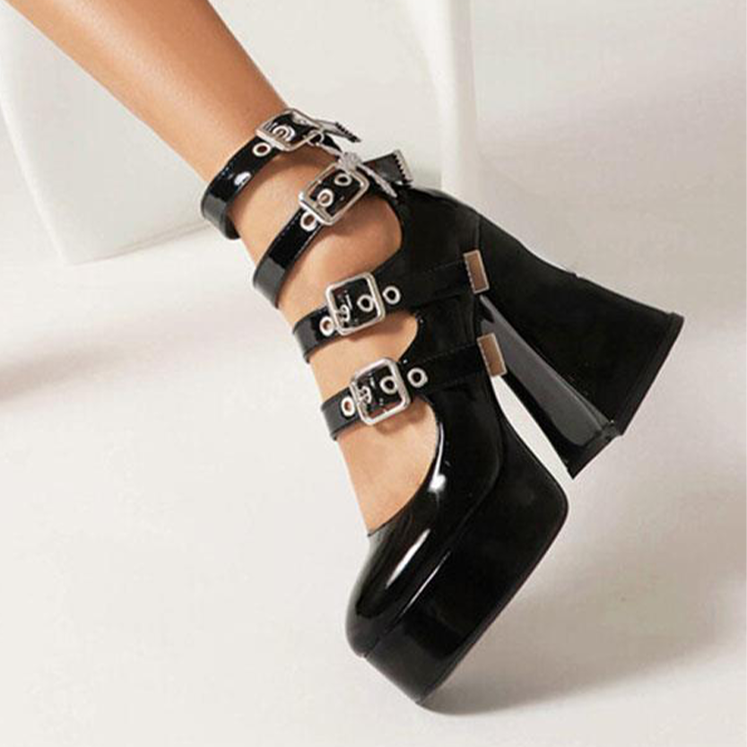 Funki Findz | Shoes | Women's Gothic Punk Mary Jane Platforms