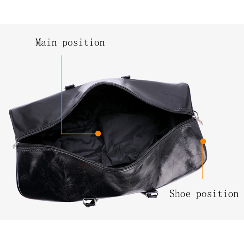 Funki Findz | Bags | Travel Bags | Faux Leather Overnight Bag
