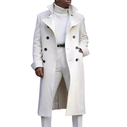 Funki Findz | Jackets | Men's Smart Double Breasted Dress Coat
