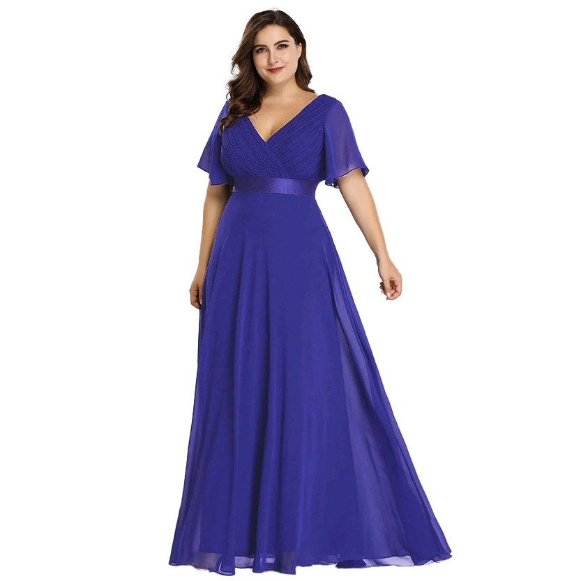 Funki Findz | Dresses | Women's Plus Size Long Evening Dress