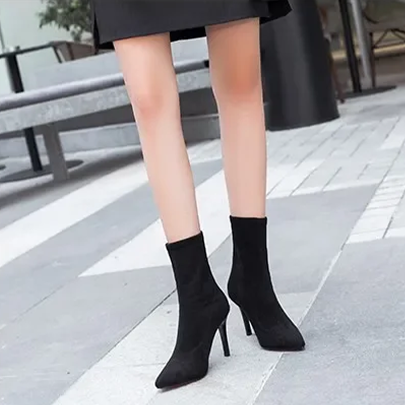 Funki Findz | Boots | Women's Pointed Toe Stiletto Ankle Boots