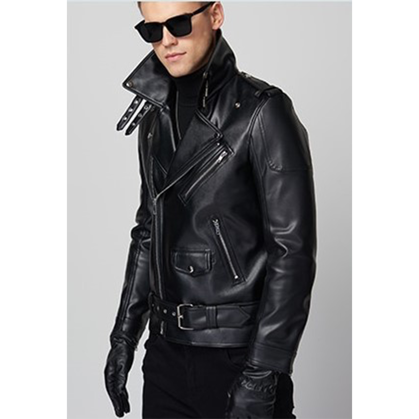 Funki Findz | Jackets | Men's Stylish Faux Leather Biker Jacket