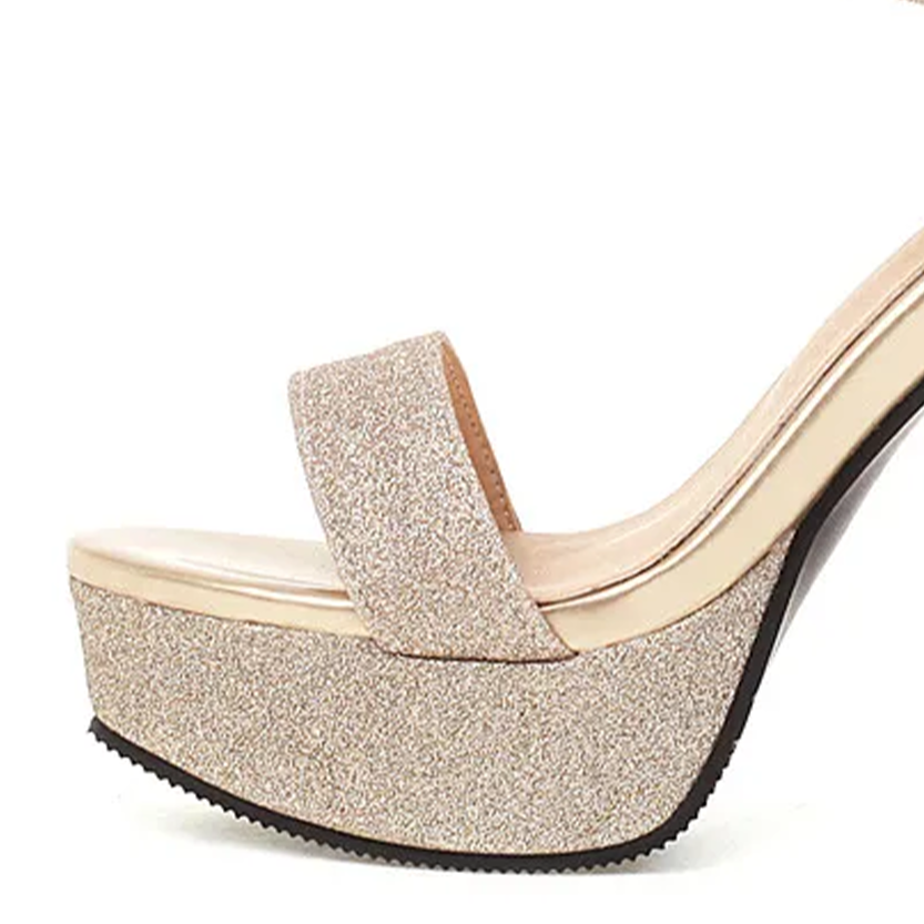 Funki Findz | Shoes | Women's Silver Gold High Gladiator Sandal