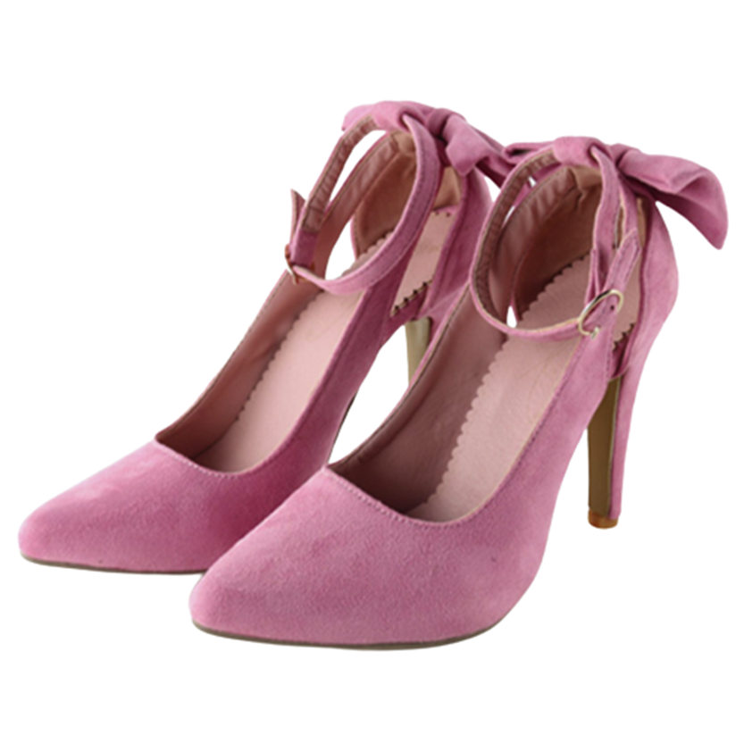 Funki Findz | Shoes | Women's Suede Bow Knot Stilettos