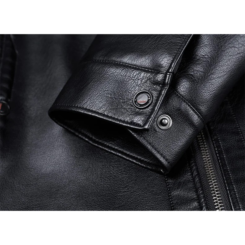 Funki Findz | Jackets | Men's Leather Fleece Lined Short Jackets