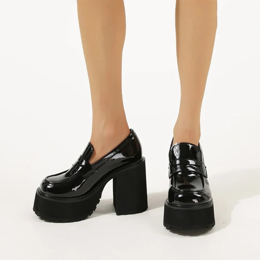 Funki Findz | Shoes | Women's Patent Platform Lolita Loafers