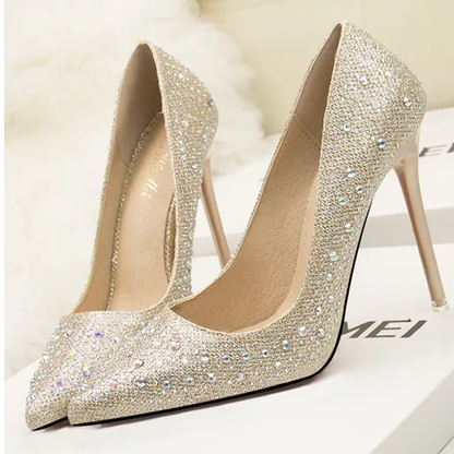 Funki Findz | Shoes | Women's Rhinestone Sparkly Prom Shoes