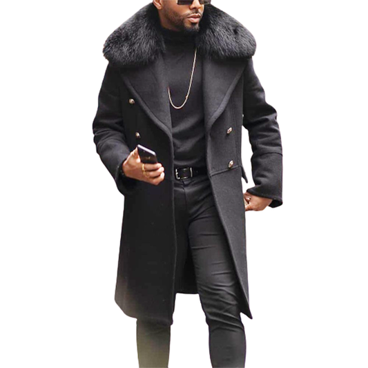 Funki Findz | Jackets | Men's Winter Faux Fur Woolen Coats