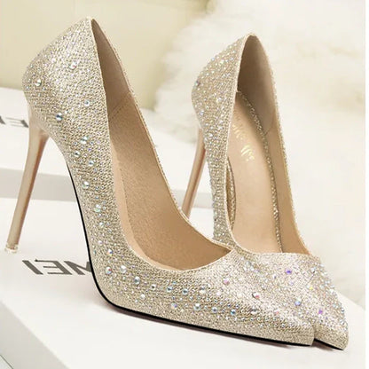 Funki Findz | Shoes | Women's Rhinestone Sparkly Prom Shoes