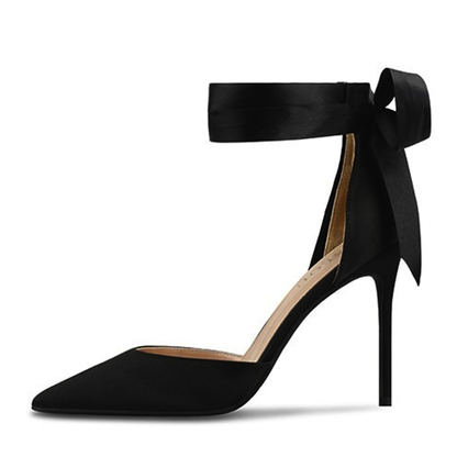 Funki Findz | Shoes | Women's Luxury Satin Bow Tie Stilettos