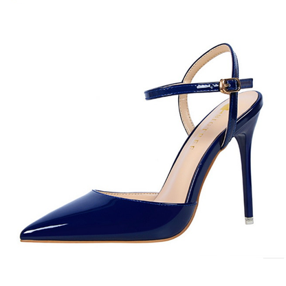 Funki Findz | Shoes | Women's Shiny Patent High Heel Slingback