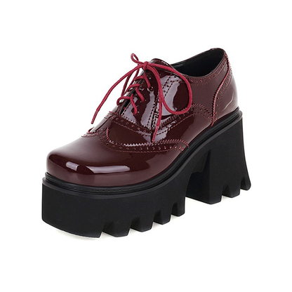 Funki Findz | Shoes | Women's British Walker Patent Platforms