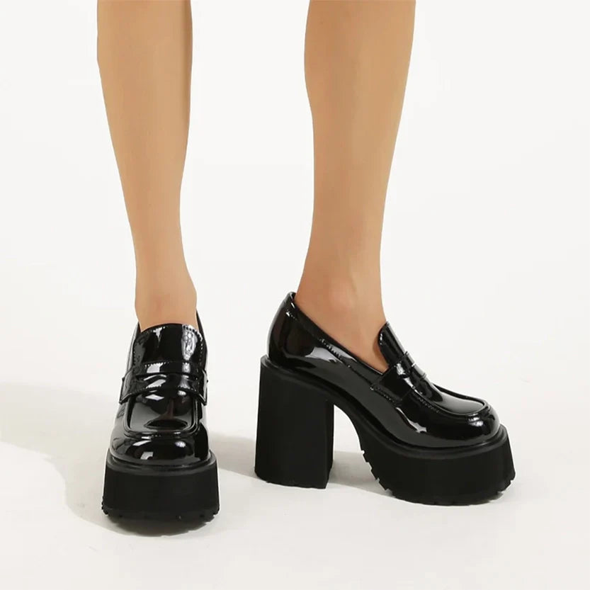 Funki Findz | Shoes | Women's Patent Platform Lolita Loafers