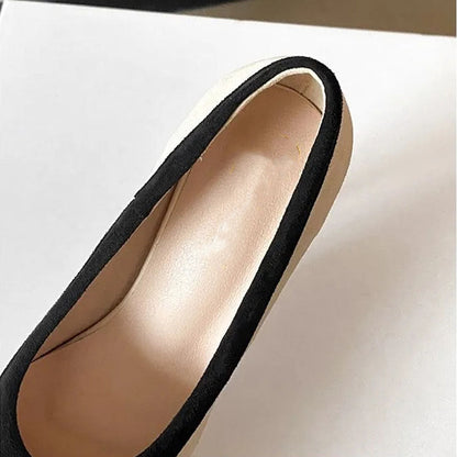 Funki Findz | Shoes | Women's Suede Bow Tie Platorm Heels
